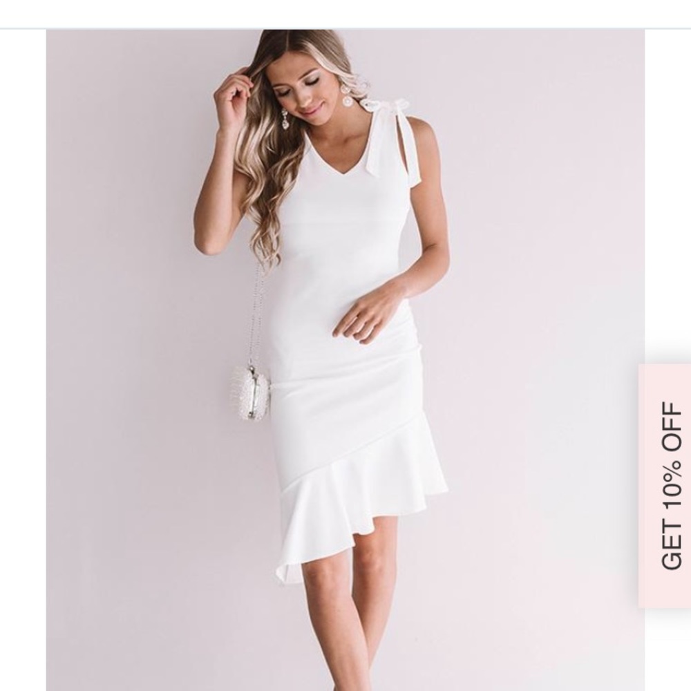 White dress